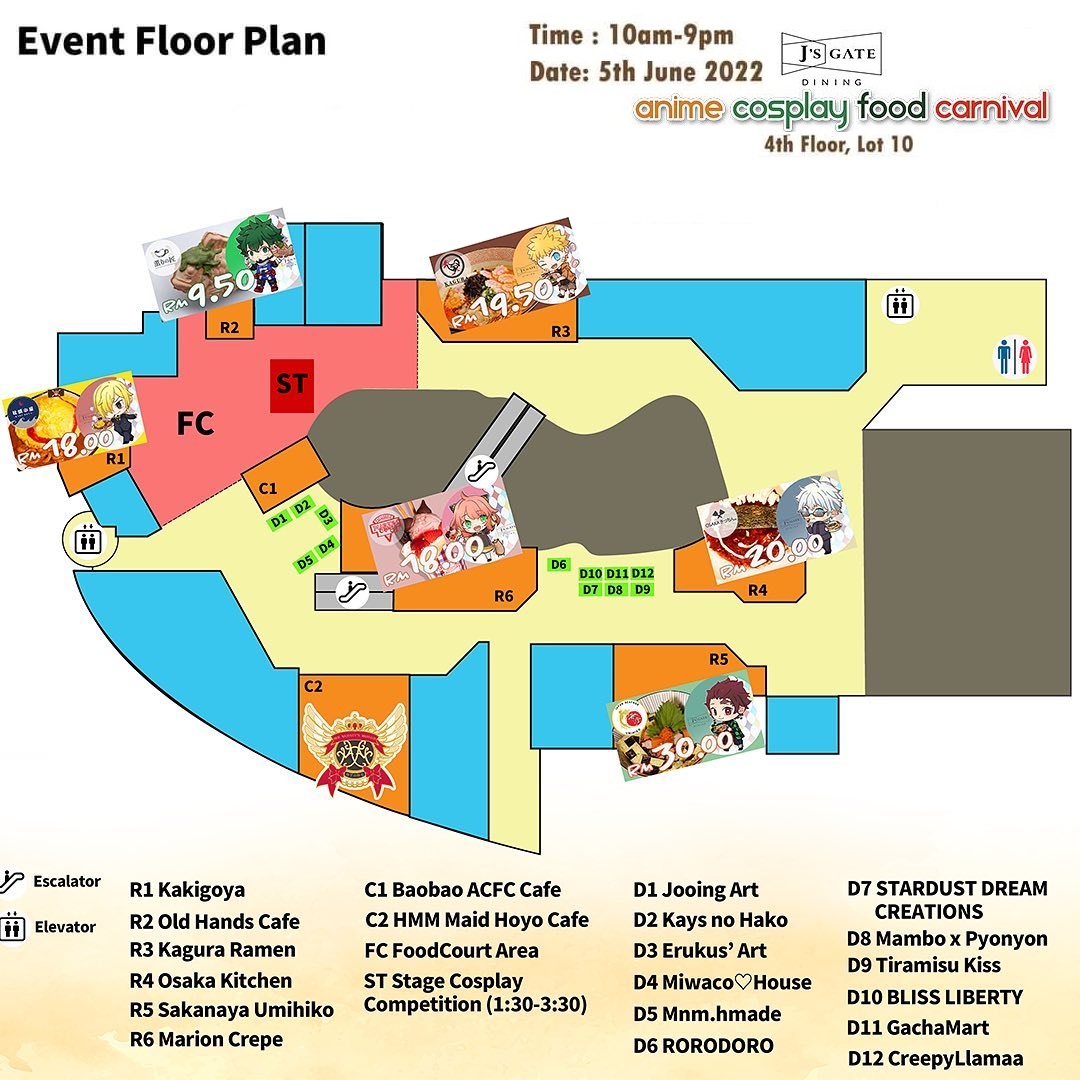 Anime Expo Map